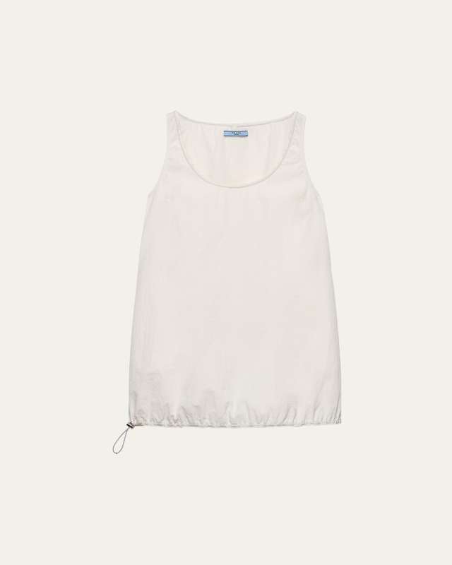 Cinched Drawstring Mini Dress